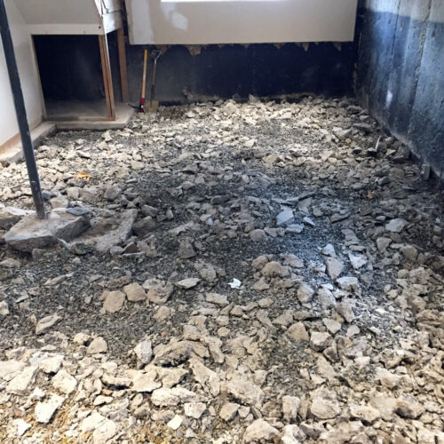 Fondasec Excavation - Pyrite Removal - Enlevement de Pyrite - P01