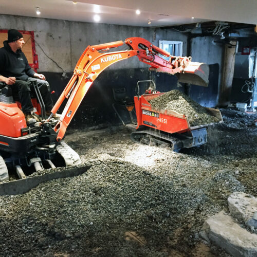 Fondasec Excavation - Pyrite Removal - Enlevement de Pyrite - P03